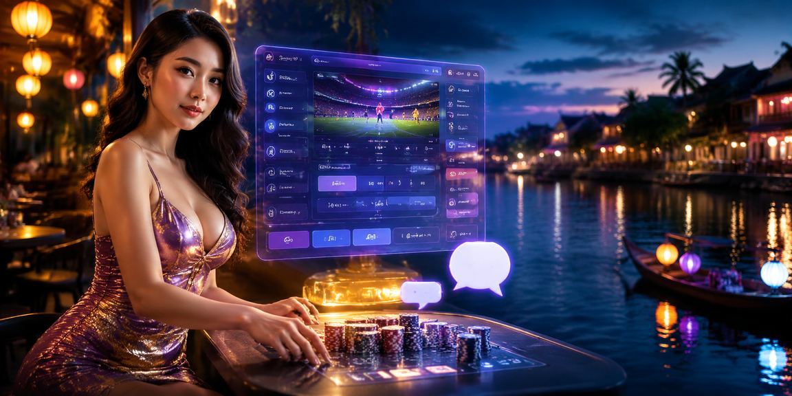 Người dùng tại Hội An sử dụng ứng dụng casino và xổ số trong không gian cà phê yên tĩnh